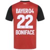 Maglia ufficiale Bayer 04 Leverkusen Victor Boniface 22 Casa 2024-25 per Bambino